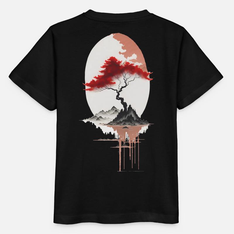 Île asiatique - T-shirt bio MINI CREATOR Stanley/Stella Enfant - noir