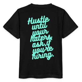 Hustle - Stanley/Stella Kinder T-Shirt MINI CREATOR  - Schwarz - Hinten - Mikhail (115cm)