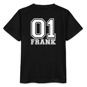 Frank - Name - Stanley/Stella MINI CREATOR Kids’ T-Shirt - black - Back - Mikhail (115cm)