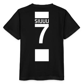 Siuuu - T-shirt bio MINI CREATOR Stanley/Stella Enfant - noir - Dos - Mikhail (115cm)