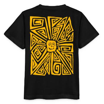 STRANGE SUN  - T-shirt bio MINI CREATOR Stanley/Stella Enfant - noir - Dos - Mikhail (115cm)