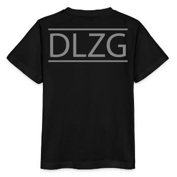 DLZG - Die Linke zum Gruss Motorrad - Stanley/Stella Kinder T-Shirt MINI CREATOR  - Schwarz - Hinten - Mikhail (115cm)
