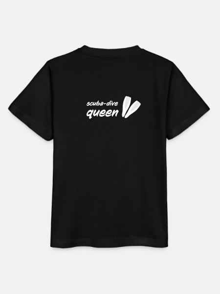 scuba dive queen - Stanley/Stella Kinder T-Shirt MINI CREATOR - Schwarz
