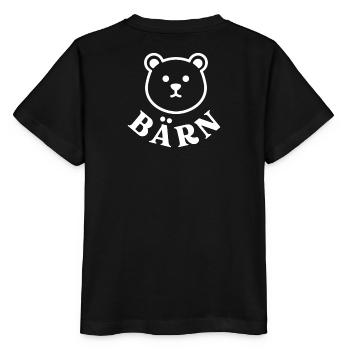 Bärn Bär Schweiz - Stanley/Stella Kinder T-Shirt MINI CREATOR  - Schwarz - Hinten - Mikhail (115cm)