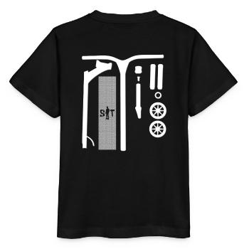 Custom 2 - Stanley/Stella MINI CREATOR Kids’ T-Shirt - black - Back - Mikhail (115cm)