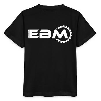 Electronic Body Music - EBM (Vector) - Stanley/Stella MINI CREATOR Kids’ T-Shirt - black - Back - Mikhail (115cm)
