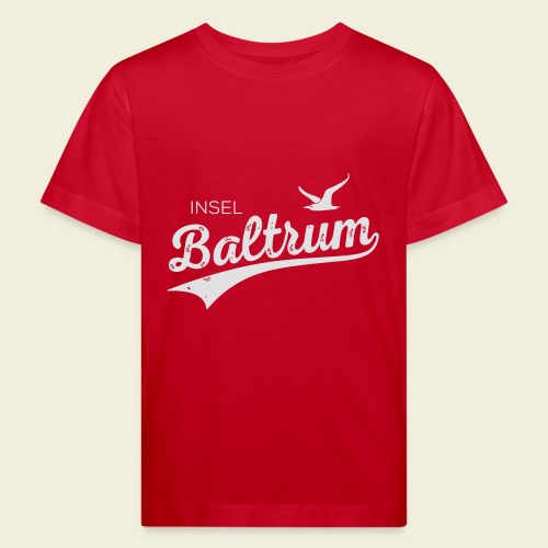 Baltrum-Logo Möwe - Kinder Bio-T-Shirt