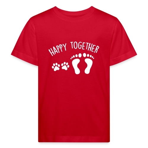 happy together dog - T-shirt bio Enfant