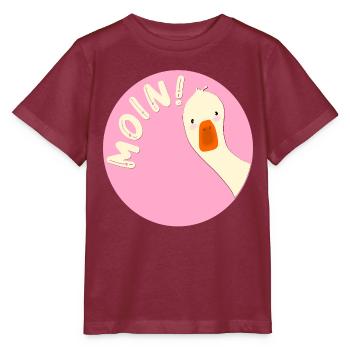 Gans Moin - Stanley/Stella Kinder T-Shirt MINI CREATOR  - Burgunderrot - Vorne - Kain (125cm)