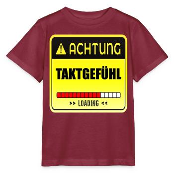 TANZEN TAKTGEFÜHL - Stanley/Stella Kinder T-Shirt MINI CREATOR  - Burgunderrot - Vorne - Kain (125cm)