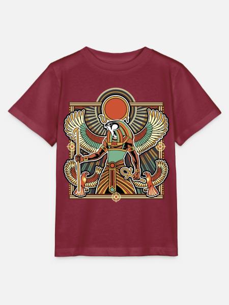 RA Gott der Sonne ÄGYPTEN - Stanley/Stella Kinder T-Shirt MINI CREATOR - Burgunderrot