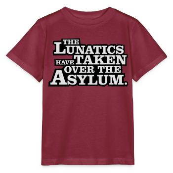 The lunatics have taken over the asylum. - Stanley/Stella Kinder T-Shirt MINI CREATOR  - Burgunderrot - Vorne - Kain (125cm)