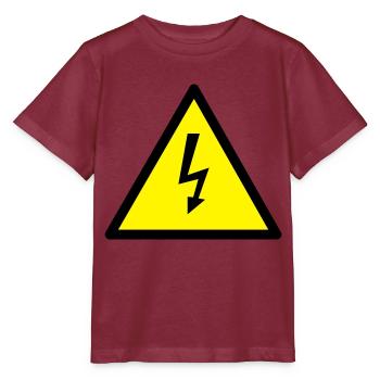 strom - Stanley/Stella Kinder T-Shirt MINI CREATOR  - Burgunderrot - Vorne - Kain (125cm)