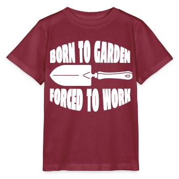 Gärtner Hobbygärtner Garten Geschenk Obstgarten - Stanley/Stella Kinder T-Shirt MINI CREATOR  - Burgunderrot - Vorne - Kain (125cm)