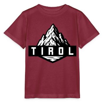 Montagne du Tyrol - T-shirt bio MINI CREATOR Stanley/Stella Enfant - bordeaux - Devant - Kain (125cm)