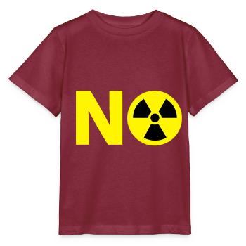 Merci nucléaires n'a pas le pouvoir - T-shirt bio MINI CREATOR Stanley/Stella Enfant - bordeaux - Devant - Kain (125cm)