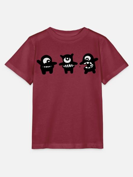 lustig - Stanley/Stella Kinder T-Shirt MINI CREATOR  - Burgunderrot