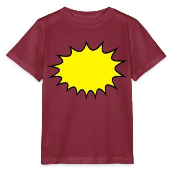 comic cartoon sprechblase denkblase rahmen umrandu - Stanley/Stella Kinder T-Shirt MINI CREATOR  - Burgunderrot - Vorne - Kain (125cm)