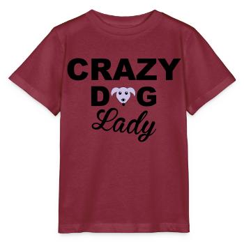 Dog Lady - T-shirt bio MINI CREATOR Stanley/Stella Enfant - bordeaux - Devant - Kain (125cm)