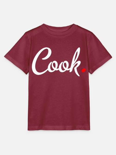 kochen - Stanley/Stella Kinder T-Shirt MINI CREATOR - Burgunderrot