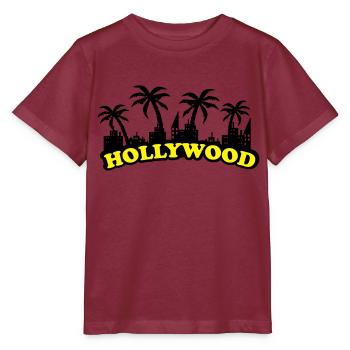 hollywood - Stanley/Stella Kinder T-Shirt MINI CREATOR  - Burgunderrot - Vorne - Kain (125cm)