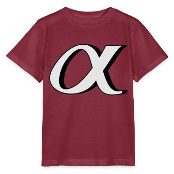 alpha - Stanley/Stella Kinder T-Shirt MINI CREATOR  - Burgunderrot - Vorne - Kain (125cm)