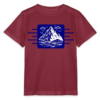 Mountains Outdoor - Stanley/Stella MINI CREATOR Kids’ T-Shirt - burgundy - Front - Kain (125cm)