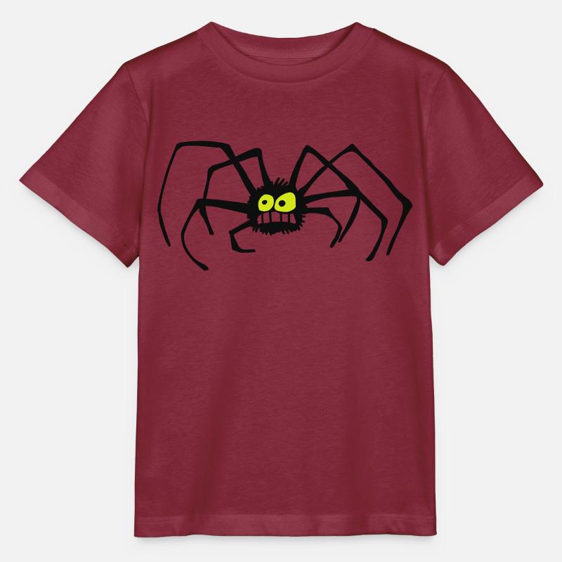 Araignée - T-shirt bio MINI CREATOR Stanley/Stella Enfant - bordeaux