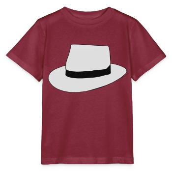 chapeau blanc - T-shirt bio MINI CREATOR Stanley/Stella Enfant - bordeaux - Devant - Kain (125cm)