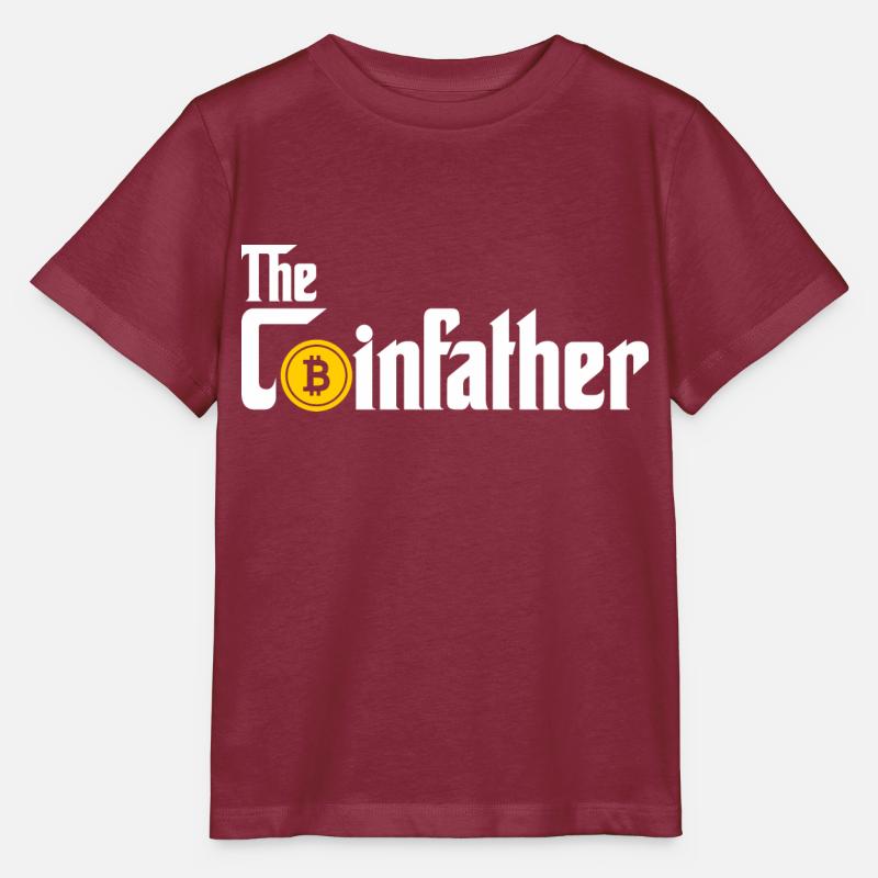 Crypto - T-shirt bio MINI CREATOR Stanley/Stella Enfant - bordeaux