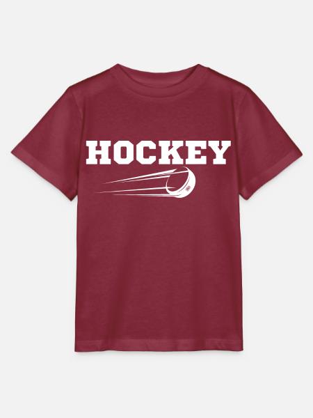 Hockey originelle Geschenkidee - Stanley/Stella Kinder T-Shirt MINI CREATOR  - Burgunderrot