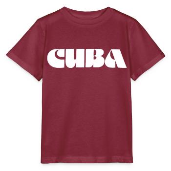 Kuba - Stanley/Stella Kinder T-Shirt MINI CREATOR  - Burgunderrot - Vorne - Kain (125cm)