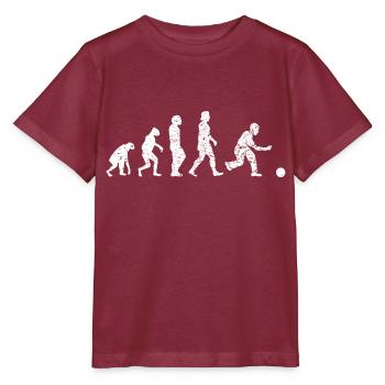 Cadeau de bowling Boule de bowling Skittle Bowler Skittles - T-shirt bio MINI CREATOR Stanley/Stella Enfant - bordeaux - Devant - Kain (125cm)