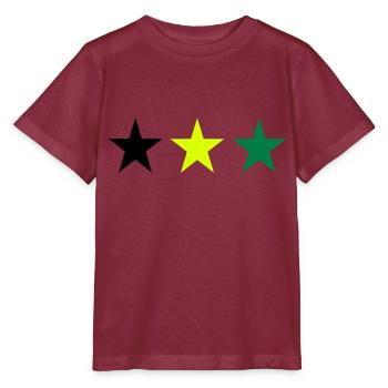 Jamaïque - T-shirt bio MINI CREATOR Stanley/Stella Enfant - bordeaux - Devant - Kain (125cm)