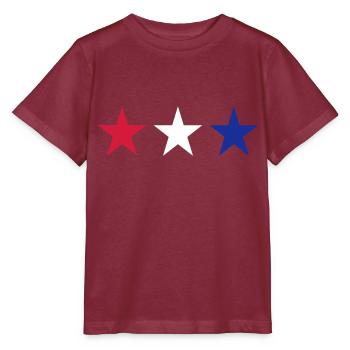 Niederlande - Holland - Stanley/Stella Kinder T-Shirt MINI CREATOR  - Burgunderrot - Vorne - Kain (125cm)