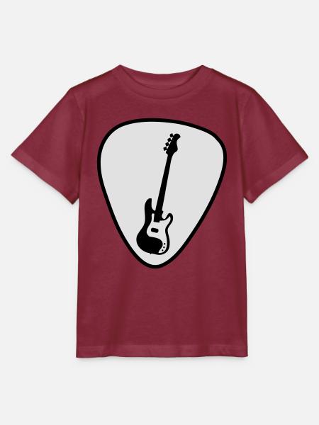 gitarre - Stanley/Stella Kinder T-Shirt MINI CREATOR  - Burgunderrot