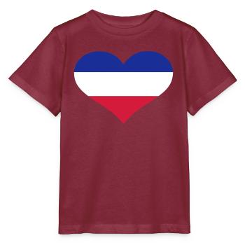 Niederlande - Stanley/Stella Kinder T-Shirt MINI CREATOR  - Burgunderrot - Vorne - Kain (125cm)
