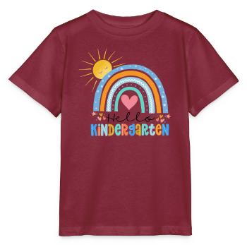 Kindergarten - Stanley/Stella Kinder T-Shirt MINI CREATOR  - Burgunderrot - Vorne - Kain (125cm)