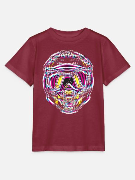 Helm - Stanley/Stella Kinder T-Shirt MINI CREATOR  - Burgunderrot