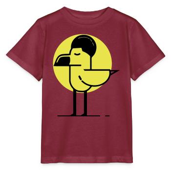 Afro flamant - T-shirt bio MINI CREATOR Stanley/Stella Enfant - bordeaux - Devant - Kain (125cm)