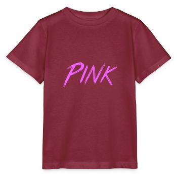 pink - Stanley/Stella MINI CREATOR Kids’ T-Shirt - burgundy - Front - Kain (125cm)