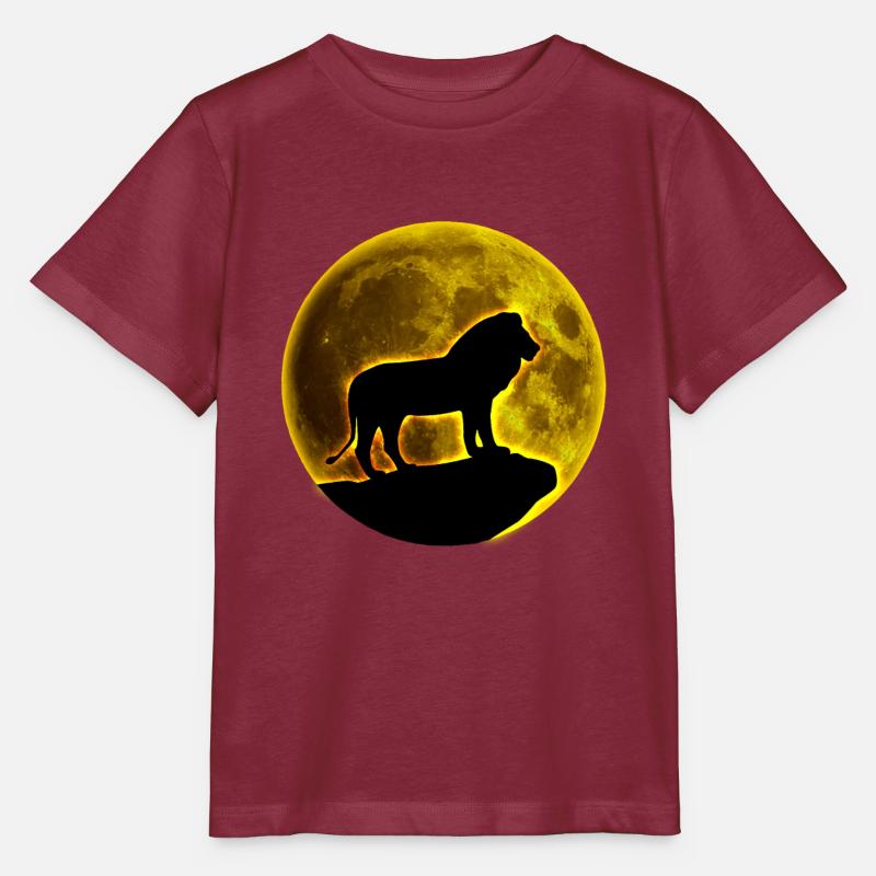 Lion - T-shirt bio MINI CREATOR Stanley/Stella Enfant - bordeaux