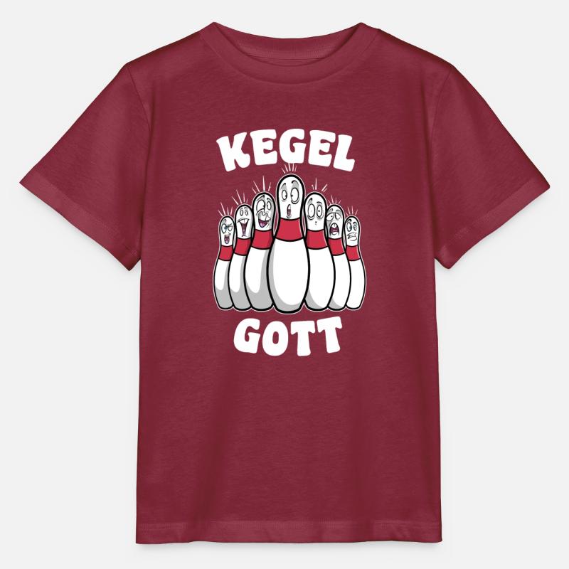 Kegel Gott - Stanley/Stella Kinder T-Shirt MINI CREATOR - Burgunderrot