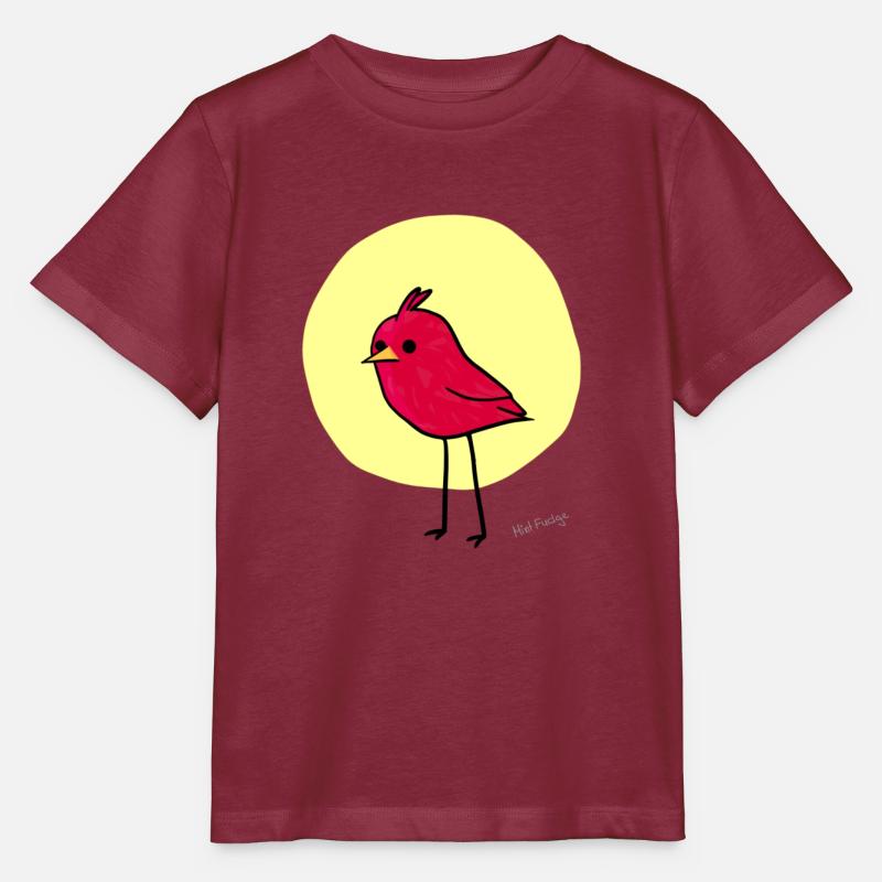 Birb - Stanley/Stella Kinder T-Shirt MINI CREATOR  - Burgunderrot