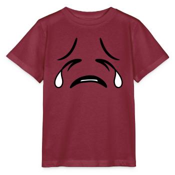 cool visage tête triste pleurer traenen un - T-shirt bio MINI CREATOR Stanley/Stella Enfant - bordeaux - Devant - Kain (125cm)
