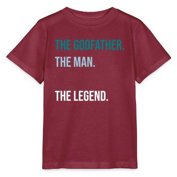 The Godfather - Stanley/Stella MINI CREATOR Kids’ T-Shirt - burgundy - Front - Kain (125cm)