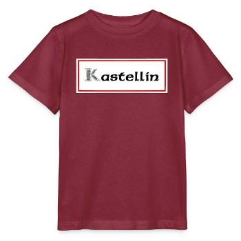 Kastellin Chateaulin - Stanley/Stella Kinder T-Shirt MINI CREATOR  - Burgunderrot - Vorne - Kain (125cm)