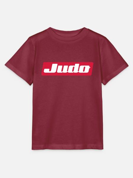 Judo - Stanley/Stella Kinder T-Shirt MINI CREATOR - Burgunderrot