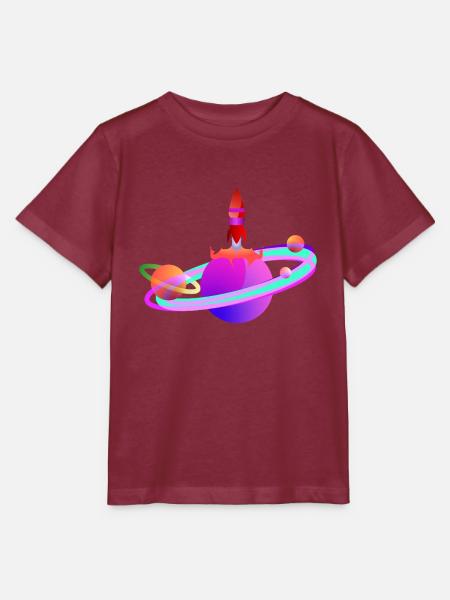 Schläger - Stanley/Stella Kinder T-Shirt MINI CREATOR - Burgunderrot