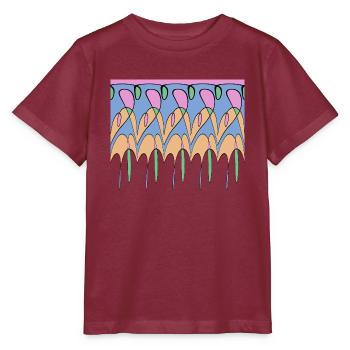 Spring 2 - Stanley/Stella Kinder T-Shirt MINI CREATOR  - Burgunderrot - Vorne - Kain (125cm)